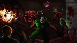 Doomguy Brutal Doom Gameplay Wallpaper