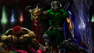 Doomguy Gameplay Brutal Doom Wallpaper