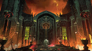 Doomguy Hell Gate Wallpaper