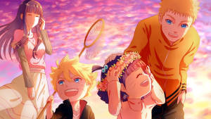 Dope Anime Naruto And Family Wallpaper