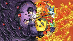 Dope Anime Sasuke And Naruto Wallpaper