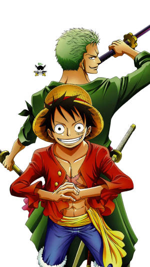 Dope Anime Straw Hat Duo Wallpaper