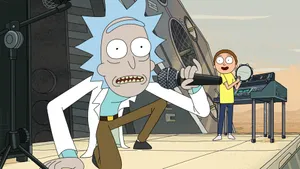 Dope Rick And Morty Screen Grab Wallpaper