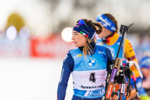 Dorothea Wierer, Rising Star Of Biathlon Sport Wallpaper