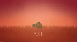 Dota 2 Axe Minimalist Art Wallpaper