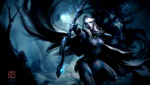 Dota 2 Drow Ranger Hd Wallpaper Wallpaper