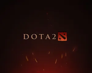 Dota 2 Logo Cinder Wallpaper