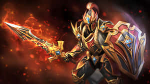 Dota Dragon Knight Sword Shield Wallpaper