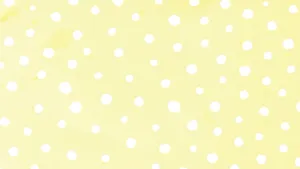 Dotted Cute Pastel Yellow Aesthetic Wallpaper