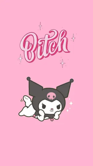 Gothic Lolita Kuromi Background From Sanrio - Kawaii Hoshi