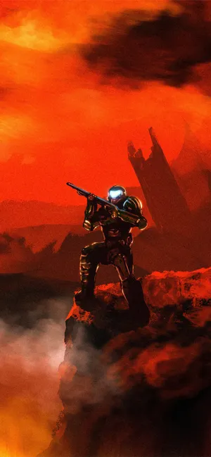 Download The Doom Eternal App Now For Your Iphone! Wallpaper