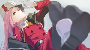Download Zero Two Wallpaper Wallpaper