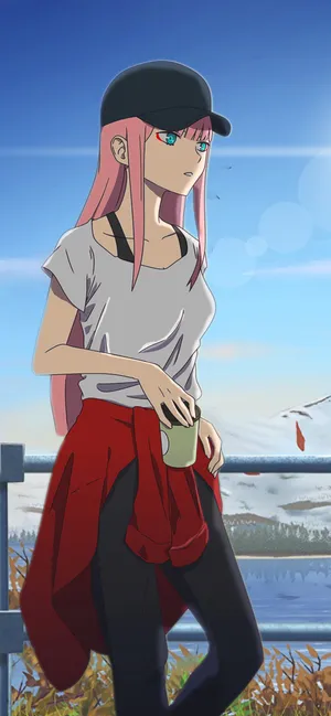 Download Zero Two Wallpaper Wallpaper