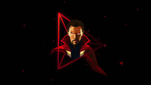 Dr Strange Red Triangle Wallpaper