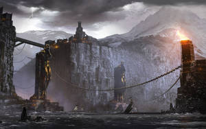 Dragon Age Inquisition Dark Mountains Wallpaper