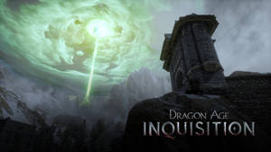 Dragon Age Inquisition Glowing Green Light Wallpaper