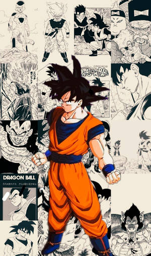Dragon Ball Goku Manga Panel Wallpaper