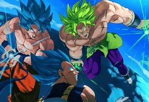 Dragon Ball Super Broly Saiyan Battle Wallpaper