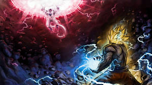 Dragon Ball Z Frieza Goku Fight Wallpaper