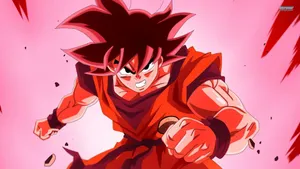 Dragon Ball Z Goku Kaioken Technique Wallpaper