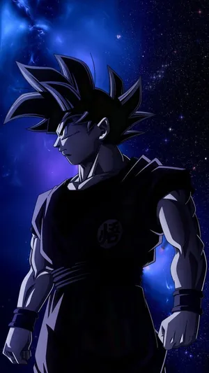 Dragon Ball Z Goku Side View Profile Wallpaper