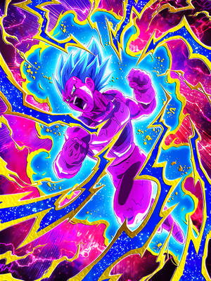 Dragon Ball Z Trippy Vegeta Art Wallpaper