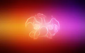 Dragon Line Art Wallpaper