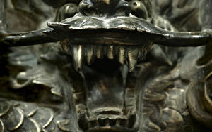 Dragon Mouth Statue Wallpaper