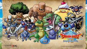 Dragon Quest Viii Monsters And Enemies Wallpaper