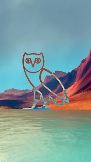 Drake's Ovo Owl Logo For Iphone Wallpaper