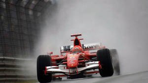 Dramatic Fog Michael Schumacher Wallpaper
