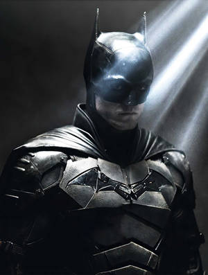 Dramatic Lighting Of The Batman Iphone Wallpaper
