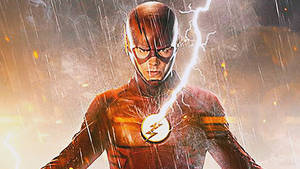 Dramatic Portrait The Flash 4k Wallpaper