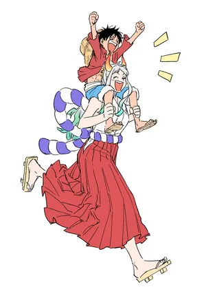 Drawing Luffy Yamato One Piece Wallpaper