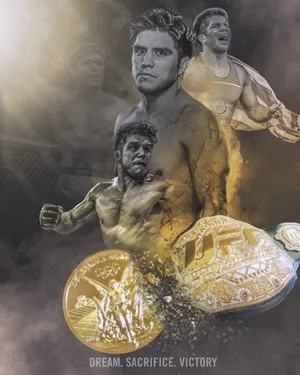 Dream, Sacrifice, Victory - A Glimpse Of Henry Cejudo's Career Journey Wallpaper