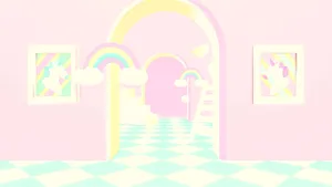 Dreamily Pastel-themed Laptop Wallpaper