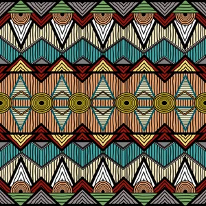 Dreamy Abstract Landscape Of A Colorful Pattern Wallpaper