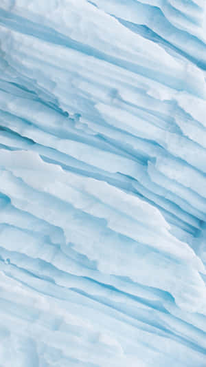 Dry Arctic Ice Aesthetic Light Blue Wallpaper