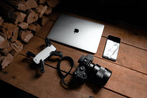 Dslr Camera And Electronics Wallpaper