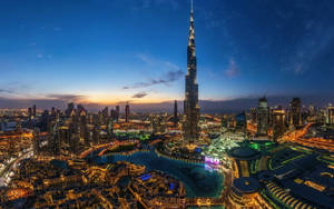 Dubai Aerial Cityscape Uhd Wallpaper
