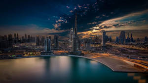 Dubai Dark Sky Wallpaper
