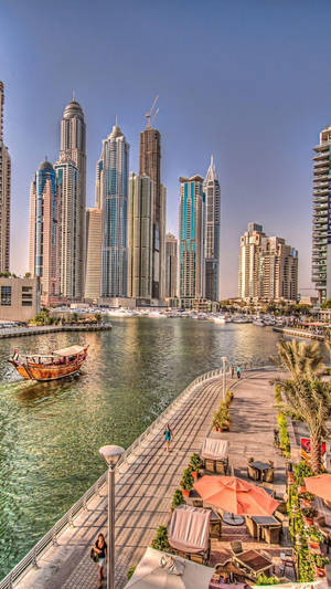 Dubai Riverside Wallpaper