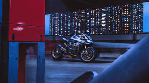 Ducati 1199 In City Lights Wallpaper
