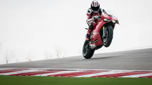 Ducati Motor Bike Wheelie Wallpaper