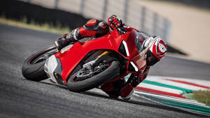Ducati Race Turn Curb Wallpaper