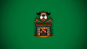 Duck Hunt Dog Head Taxidermy Wallpaper