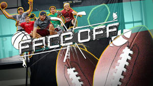 Dude Perfect Face Off Footballs Wallpaper