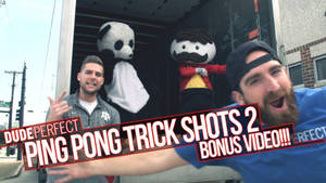 Dude Perfect Ping Pong Trick Shots Wallpaper