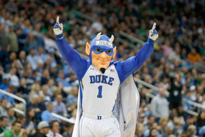 Duke Blue Devils Cheering Mascot Wallpaper