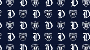 Duke Blue Devils University Pattern Wallpaper